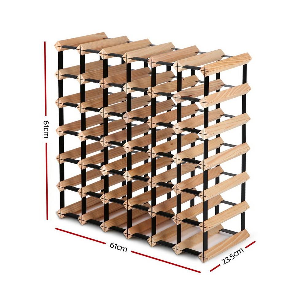 42 Bottle Timber Wine Rack - Home & Garden - Rivercity House & Home Co. (ABN 18 642 972 209) - Affordable Modern Furniture Australia