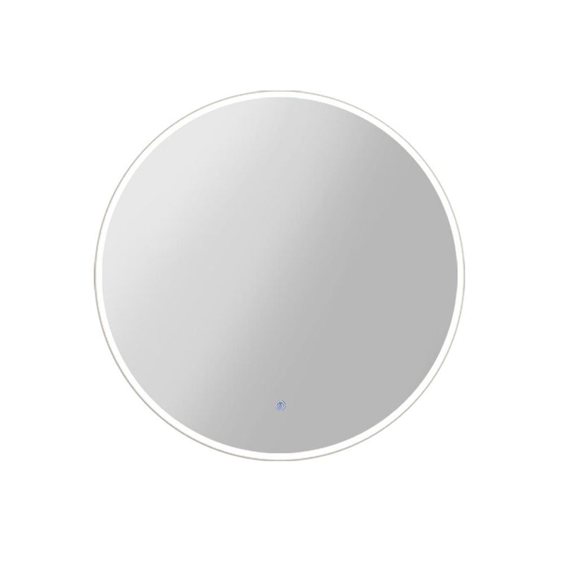 70cm LED Frameless Round Wall Mirror With Light - Rivercity House & Home Co. (ABN 18 642 972 209) - Affordable Modern Furniture Australia