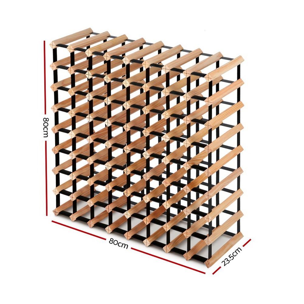 72 Bottle Timber Wine Rack - Rivercity House & Home Co. (ABN 18 642 972 209) - Affordable Modern Furniture Australia