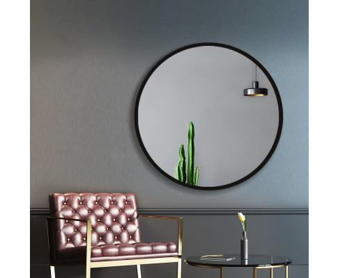 80cm Frameless Round Wall Mirror - Rivercity House & Home Co. (ABN 18 642 972 209) - Affordable Modern Furniture Australia