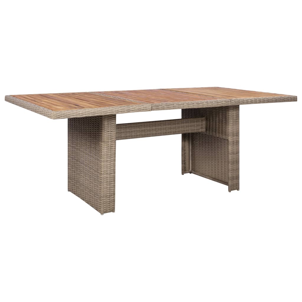 9 Piece Deluxe Outdoor Dining Table & 8 Wicker Chairs - Furniture - Rivercity House & Home Co. (ABN 18 642 972 209) - Affordable Modern Furniture Australia