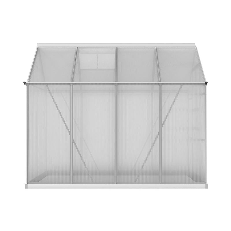 Aluminium Greenhouse Green House Polycarbonate Garden Shed 2.4x2.5M - Home & Garden > Green Houses - Rivercity House & Home Co. (ABN 18 642 972 209) - Affordable Modern Furniture Australia