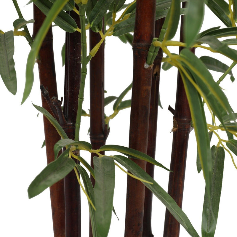 Artificial Bamboo Plant Dark Trunk (Potted) 180cm - Rivercity House & Home Co. (ABN 18 642 972 209) - Affordable Modern Furniture Australia