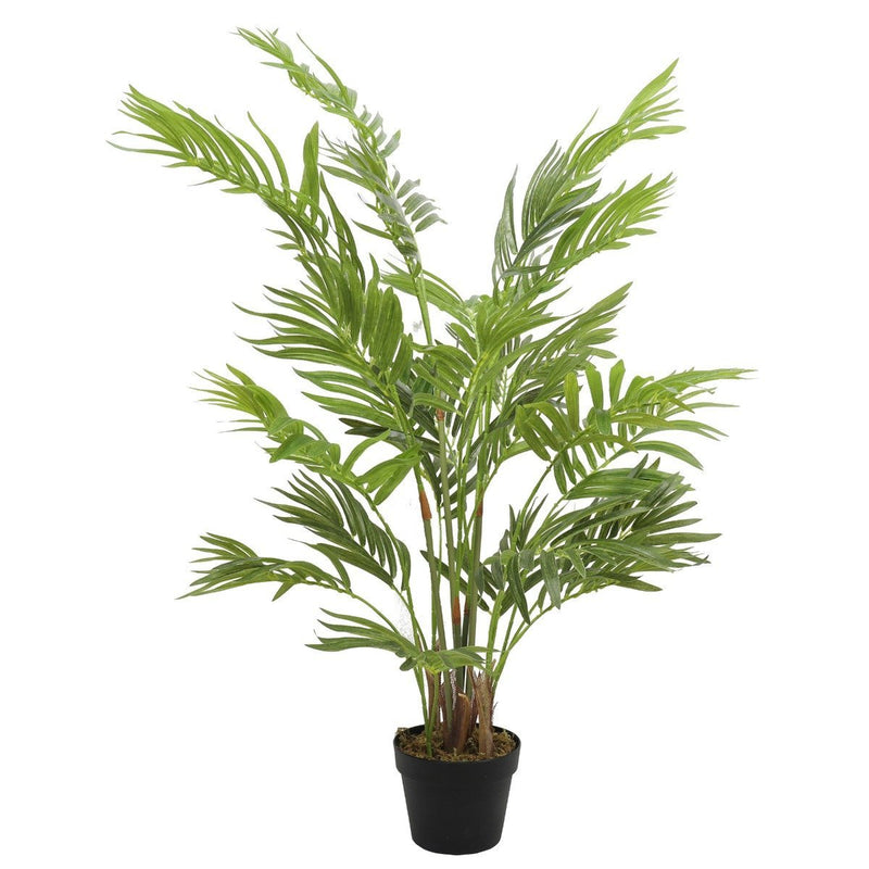 Artificial Potted Areca Palm Tree 120cm - Rivercity House & Home Co. (ABN 18 642 972 209) - Affordable Modern Furniture Australia