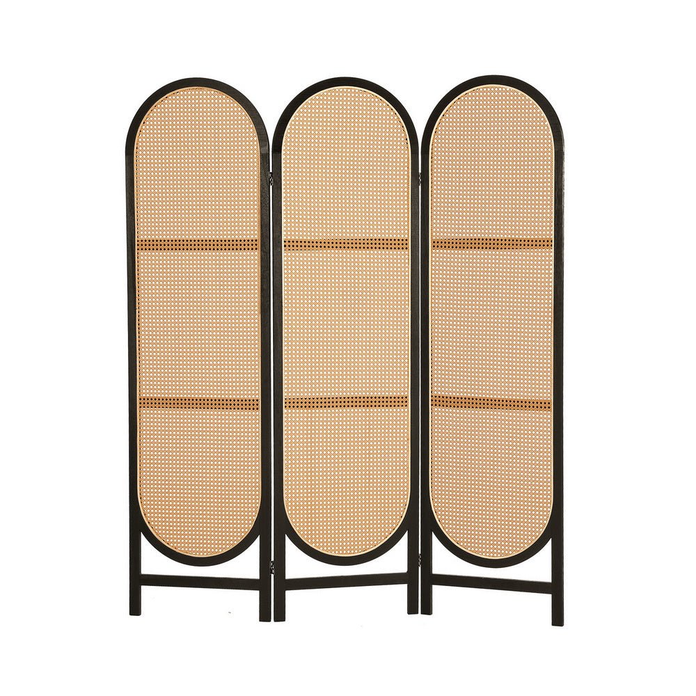 Artiss 3 Panel Room Divider Screen 151x180cm Rattan Brown - Furniture > Bedroom - Rivercity House & Home Co. (ABN 18 642 972 209) - Affordable Modern Furniture Australia