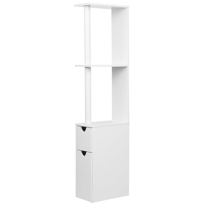 Bathroom Cabinet Storage 118cm Shelf White - Furniture > Bathroom - Rivercity House & Home Co. (ABN 18 642 972 209) - Affordable Modern Furniture Australia