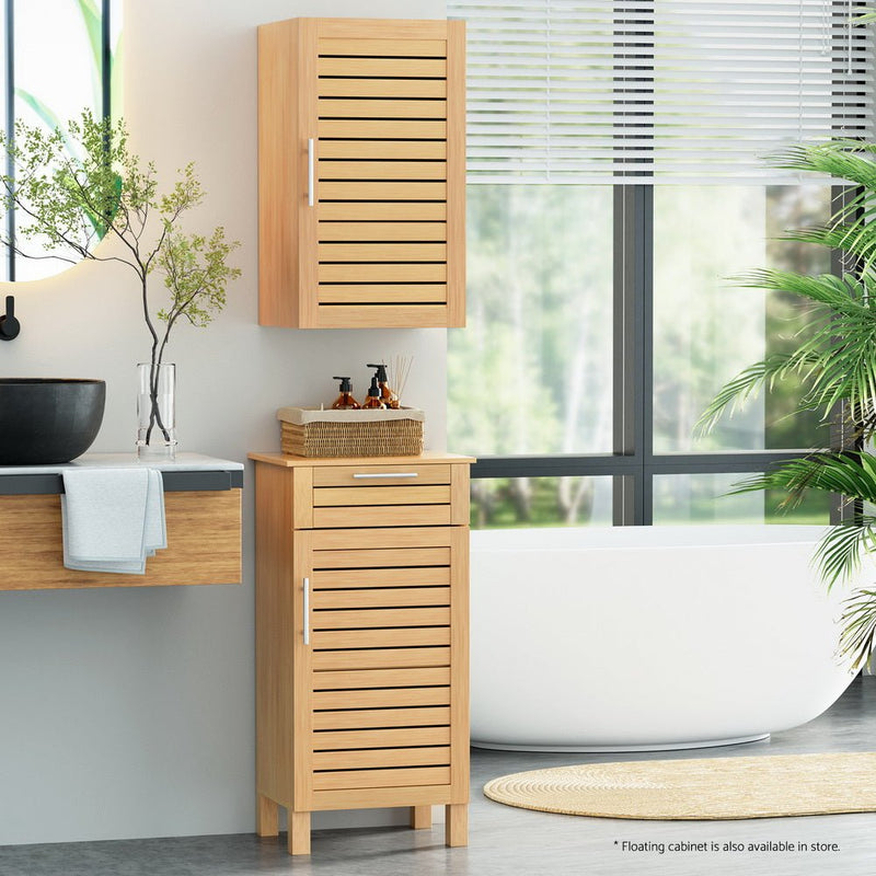 Artiss Bathroom Cabinet Storage 90cm wooden JILL - Furniture > Bathroom - Rivercity House & Home Co. (ABN 18 642 972 209) - Affordable Modern Furniture Australia