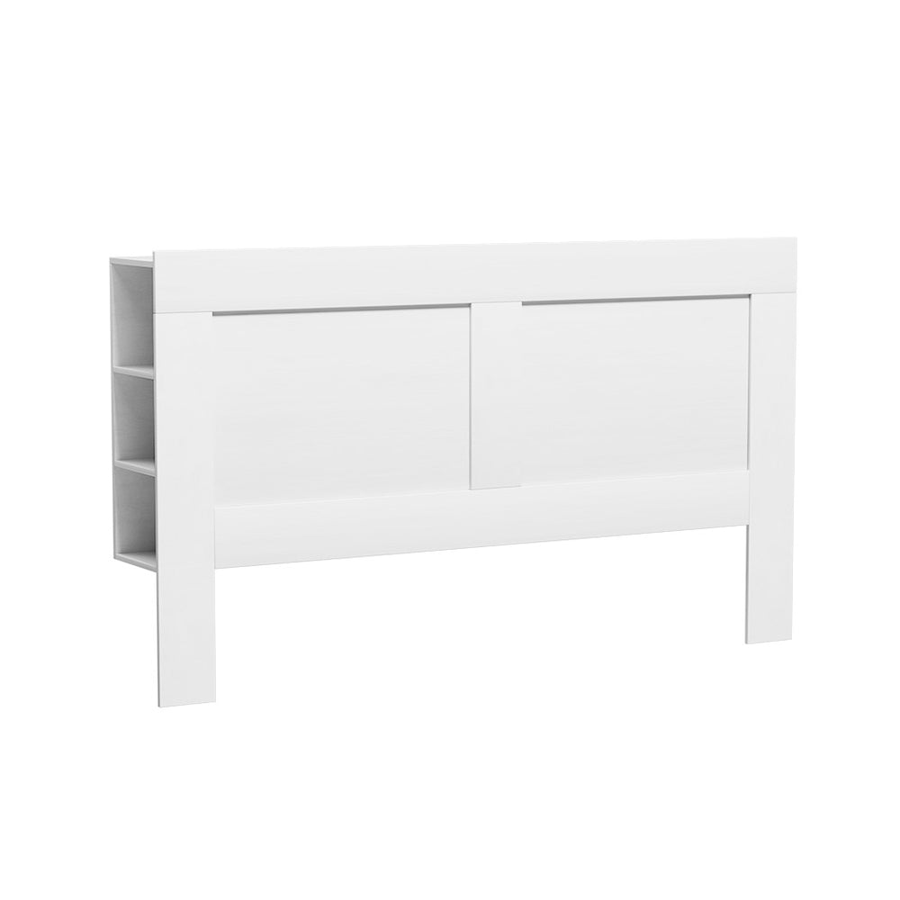 King Size | Cabi Bed Head with Shelves Headboard White - Furniture > Bedroom - Rivercity House & Home Co. (ABN 18 642 972 209) - Affordable Modern Furniture Australia