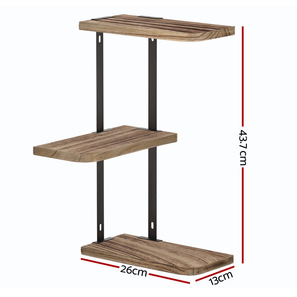 Artiss Floating Wall Shelf 3-Tier - Home & Garden > Storage - Rivercity House & Home Co. (ABN 18 642 972 209) - Affordable Modern Furniture Australia