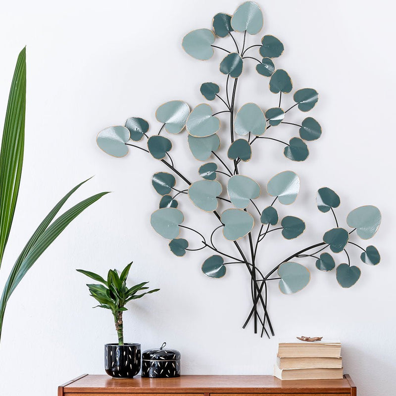 Metal Wall Art Hanging Sculpture Tree of Life Blue - Appliances > Appliances Others - Rivercity House & Home Co. (ABN 18 642 972 209) - Affordable Modern Furniture Australia