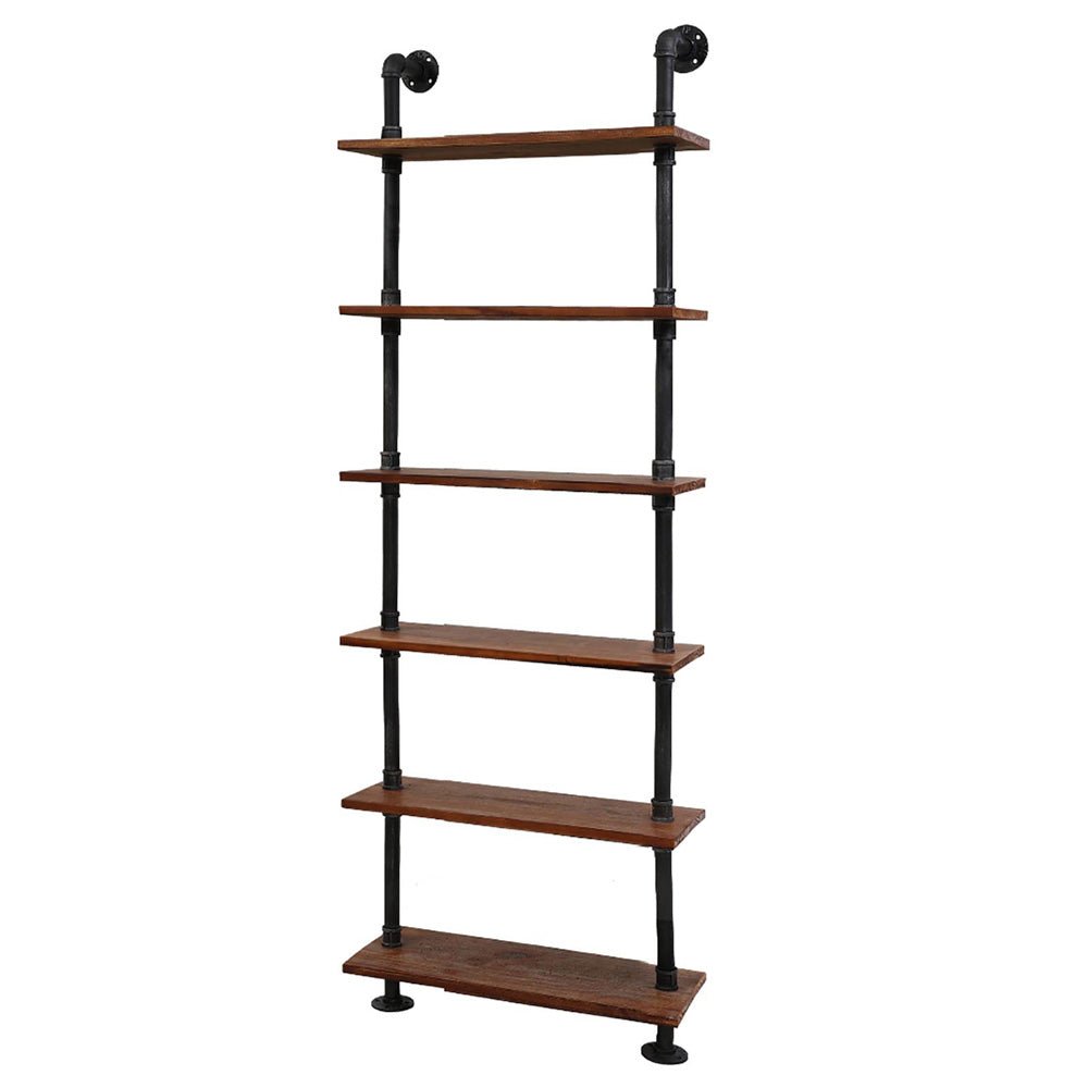 Rustic Wall Shelves Industrial DIY Pipe Shelf Brackets - Home & Garden > DIY - Rivercity House & Home Co. (ABN 18 642 972 209) - Affordable Modern Furniture Australia