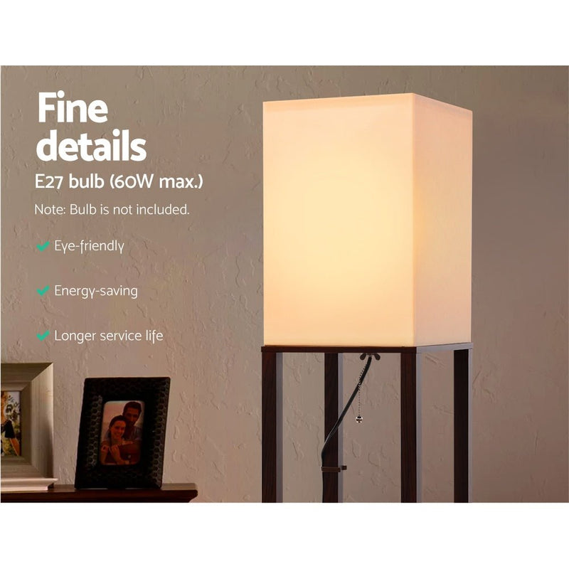 Vivian 3 Shelf Floor Lamp - Furniture > Bedroom - Rivercity House & Home Co. (ABN 18 642 972 209) - Affordable Modern Furniture Australia
