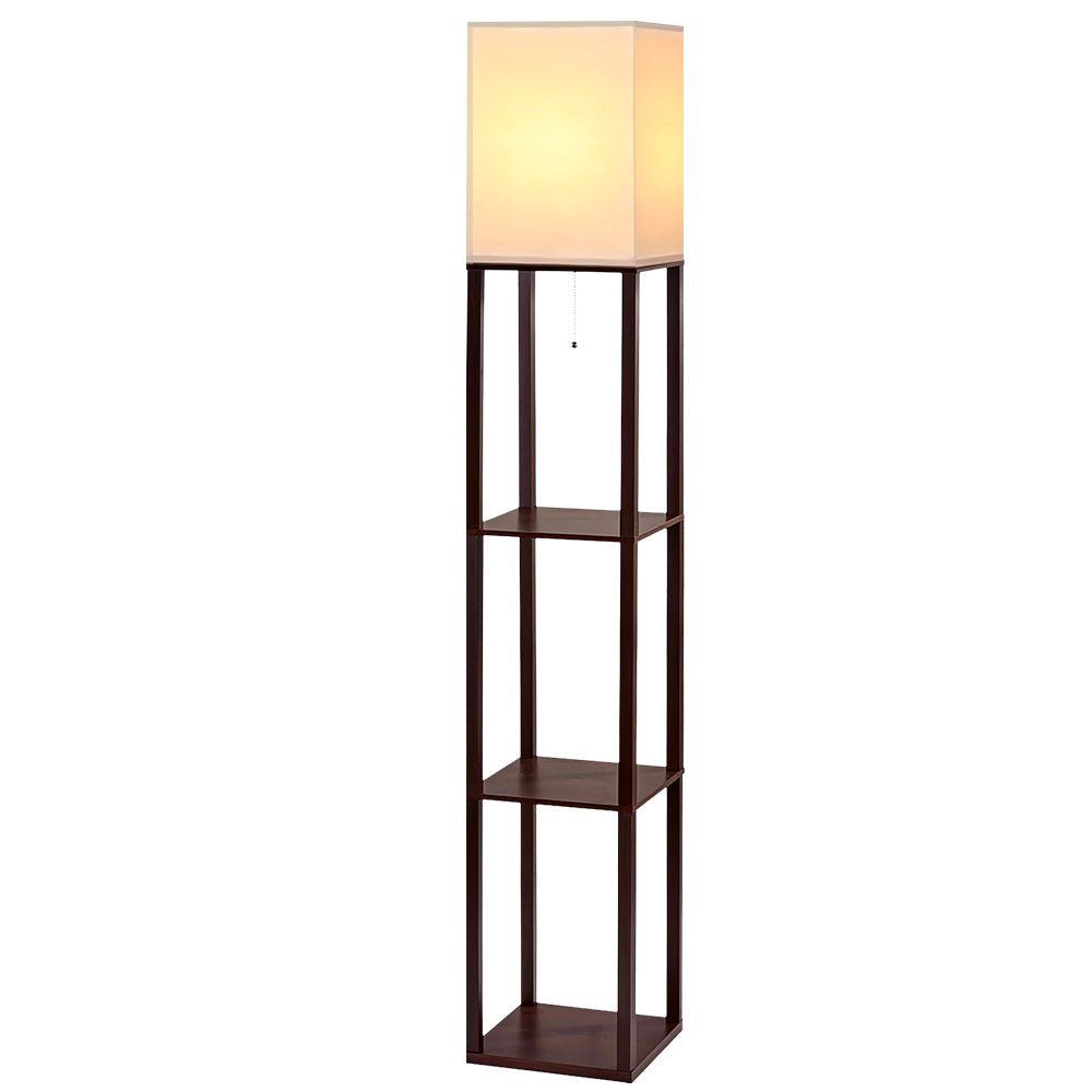 Vivian 3 Shelf Floor Lamp - Furniture > Bedroom - Rivercity House & Home Co. (ABN 18 642 972 209) - Affordable Modern Furniture Australia
