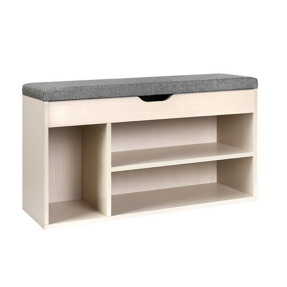 Wooden Shoe Organiser - Natural - Furniture > Living Room - Rivercity House & Home Co. (ABN 18 642 972 209) - Affordable Modern Furniture Australia