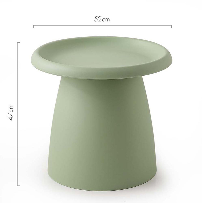 Mushroom Style Round Coffee Table 52CM - Green - Furniture > Living Room - Rivercity House & Home Co. (ABN 18 642 972 209) - Affordable Modern Furniture Australia