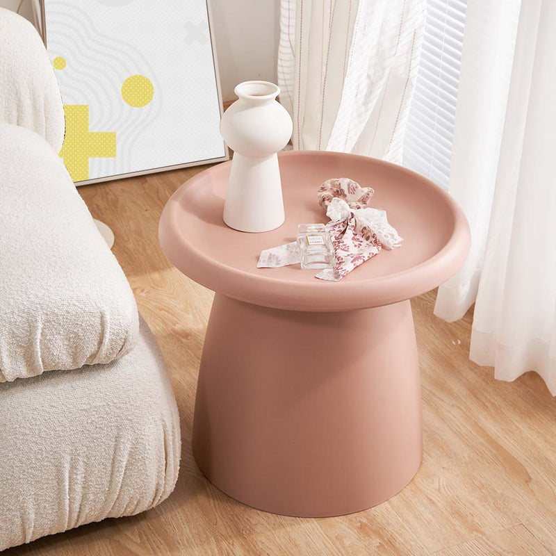 Mushroom Style Round Coffee Table 52CM - Pink - Furniture > Living Room - Rivercity House & Home Co. (ABN 18 642 972 209) - Affordable Modern Furniture Australia