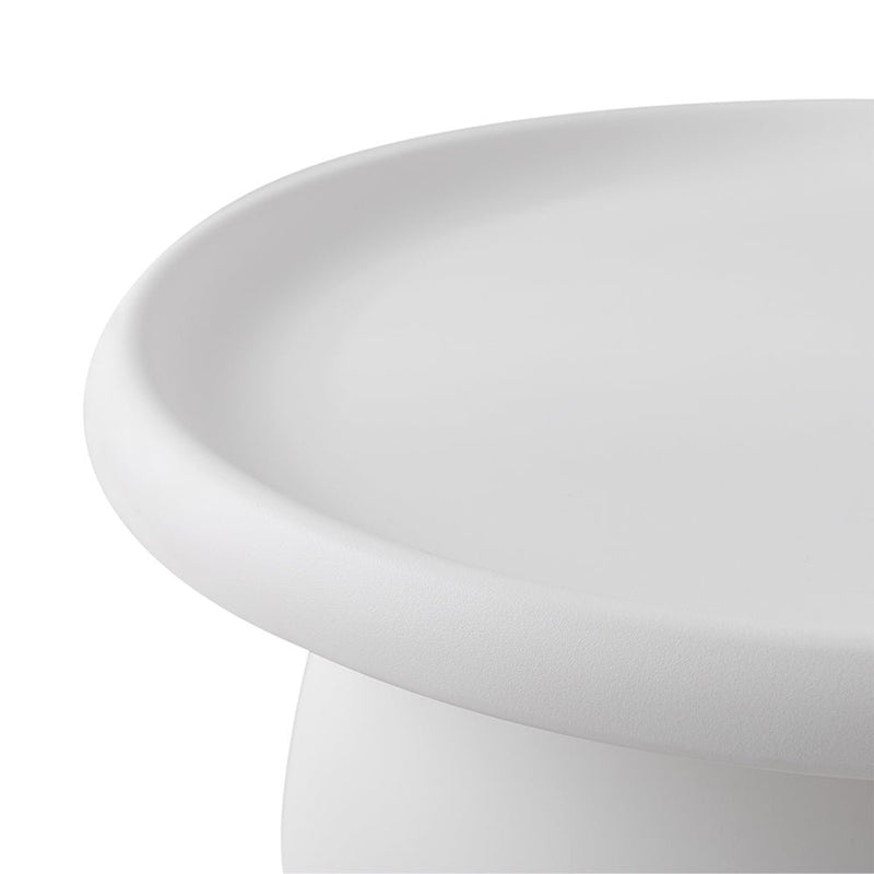 Mushroom Style Round Coffee Table 71CM - White - Furniture > Living Room - Rivercity House & Home Co. (ABN 18 642 972 209) - Affordable Modern Furniture Australia