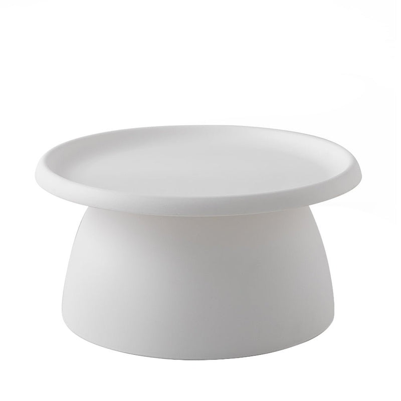 Mushroom Style Round Coffee Table 71CM - White - Furniture > Living Room - Rivercity House & Home Co. (ABN 18 642 972 209) - Affordable Modern Furniture Australia