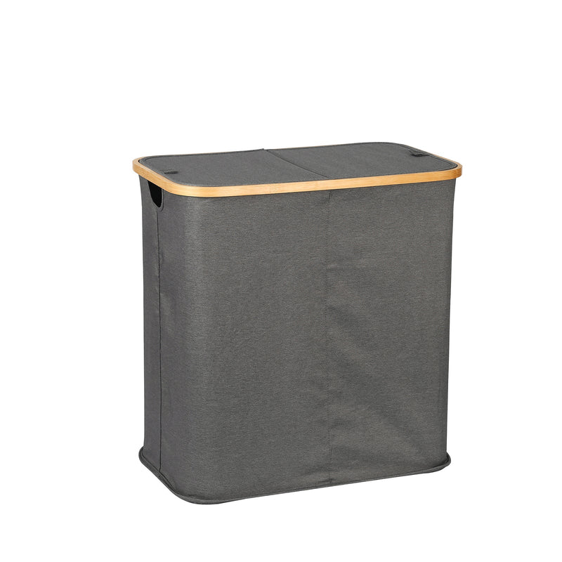 Bamboo Laundry Hamper Foldable Storage Basket - Furniture > Bathroom - Rivercity House & Home Co. (ABN 18 642 972 209) - Affordable Modern Furniture Australia