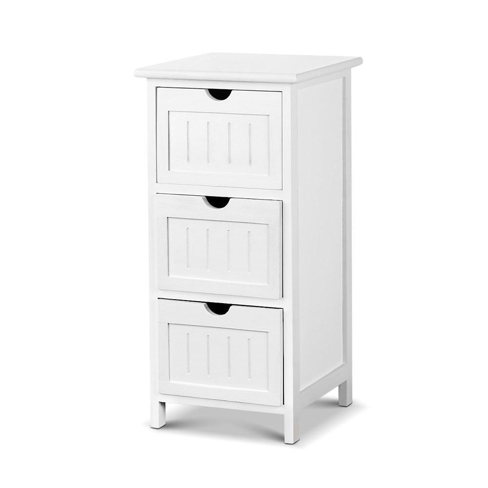 Bedside Table - White - Rivercity House & Home Co. (ABN 18 642 972 209) - Affordable Modern Furniture Australia