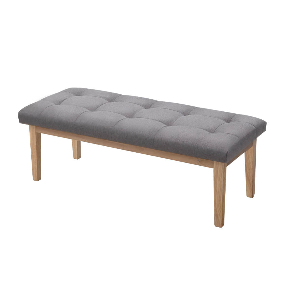 Bench Bedroom Benches Ottoman Upholstered Fabric Chair Foot Stool 120cm - Furniture > Living Room - Rivercity House & Home Co. (ABN 18 642 972 209) - Affordable Modern Furniture Australia