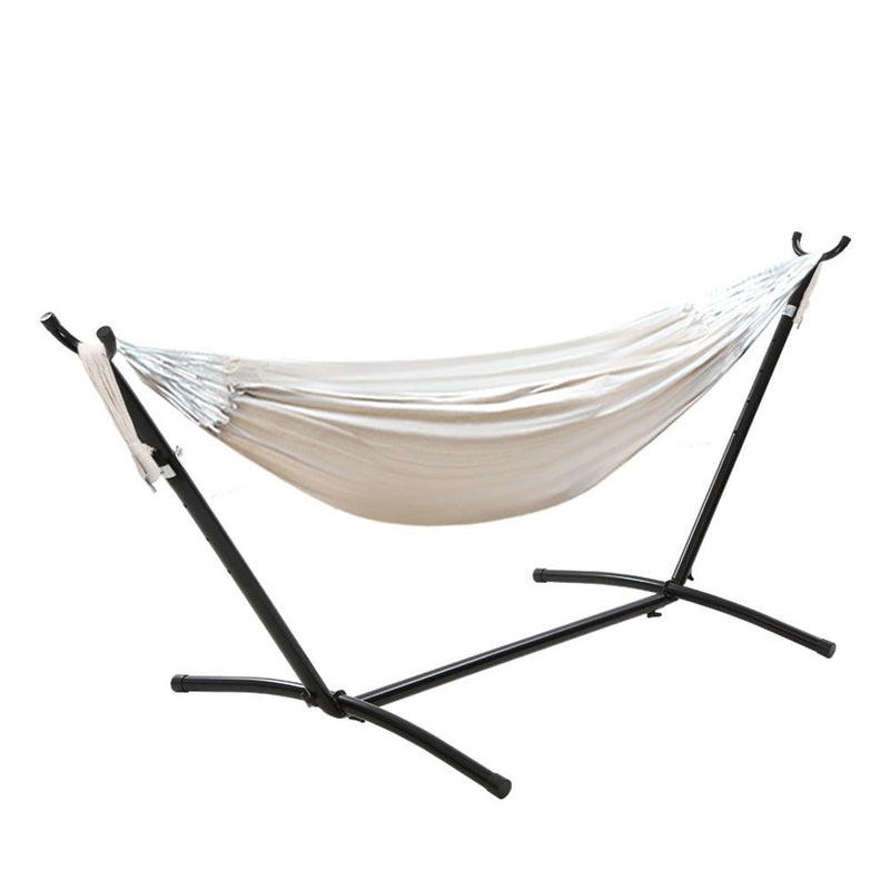 Camping Hammock With Stand - Home & Garden > Hammocks - Rivercity House & Home Co. (ABN 18 642 972 209) - Affordable Modern Furniture Australia
