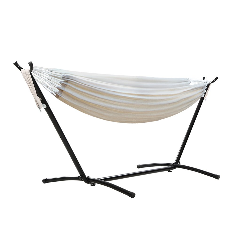 Camping Hammock With Stand - Home & Garden > Hammocks - Rivercity House & Home Co. (ABN 18 642 972 209) - Affordable Modern Furniture Australia