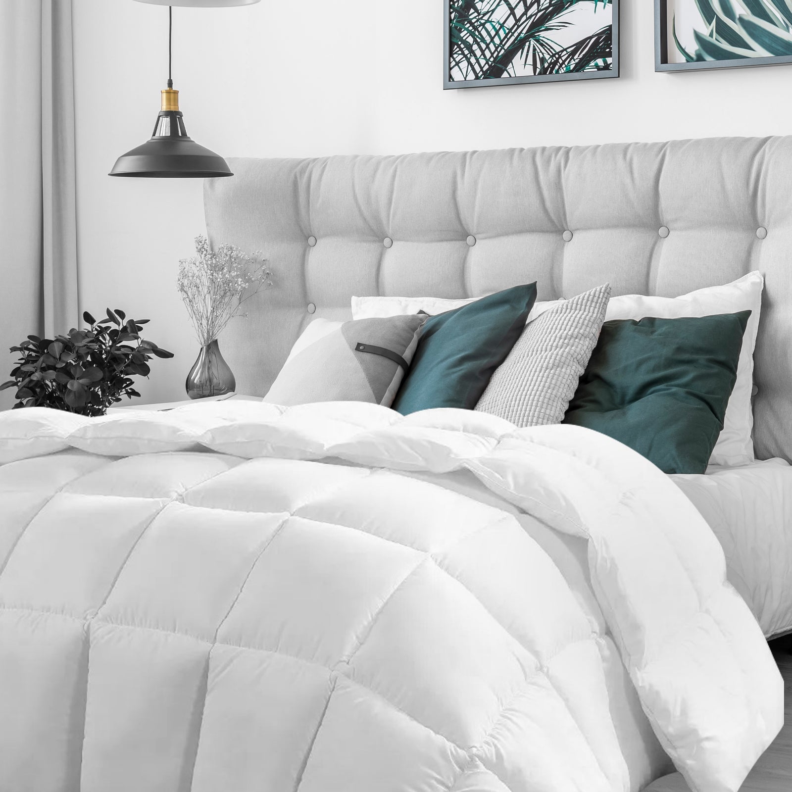 Casa Decor Silk Touch Quilt 360GSM All Seasons Antibacterial Hypoallergenic - Double - White - Home & Garden > Bedding - Rivercity House & Home Co. (ABN 18 642 972 209) - Affordable Modern Furniture Australia