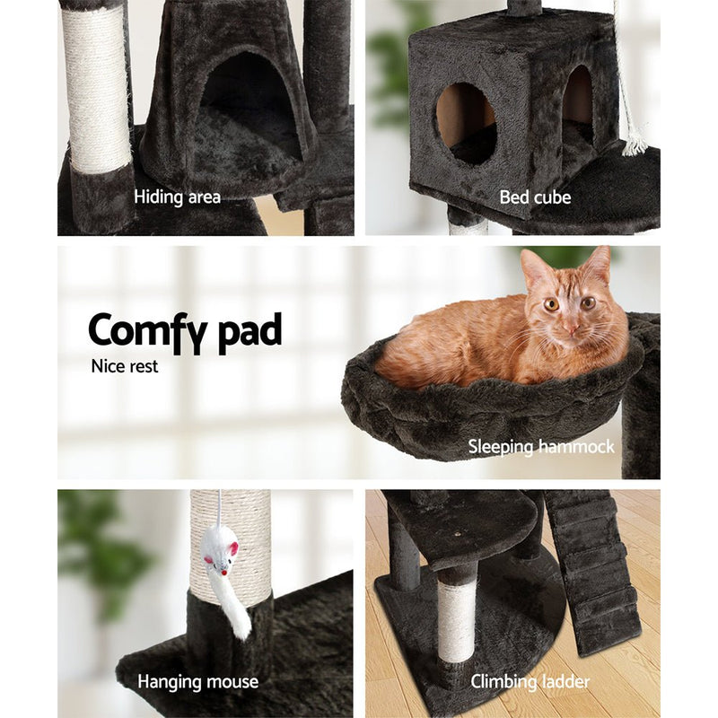 Cat Tree 193cm Trees Scratching Post Scratcher Tower Condo House Furniture Wood - Pet Care > Cat Supplies - Rivercity House & Home Co. (ABN 18 642 972 209) - Affordable Modern Furniture Australia