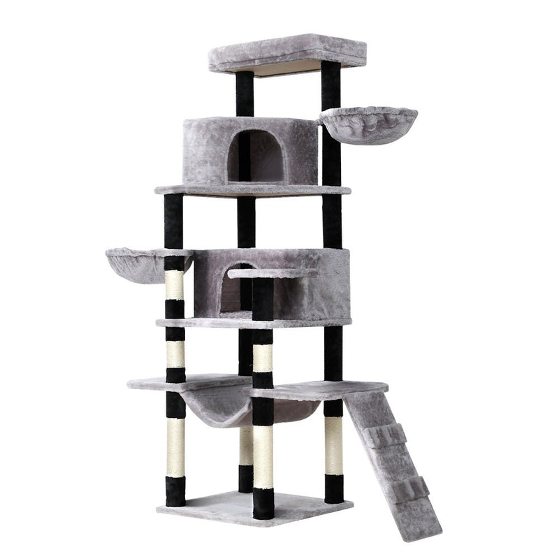 Cat Tree Tower Scratching Post Scratcher Wood Condo House Play Bed 161cm - Pet Care > Cat Supplies - Rivercity House & Home Co. (ABN 18 642 972 209) - Affordable Modern Furniture Australia