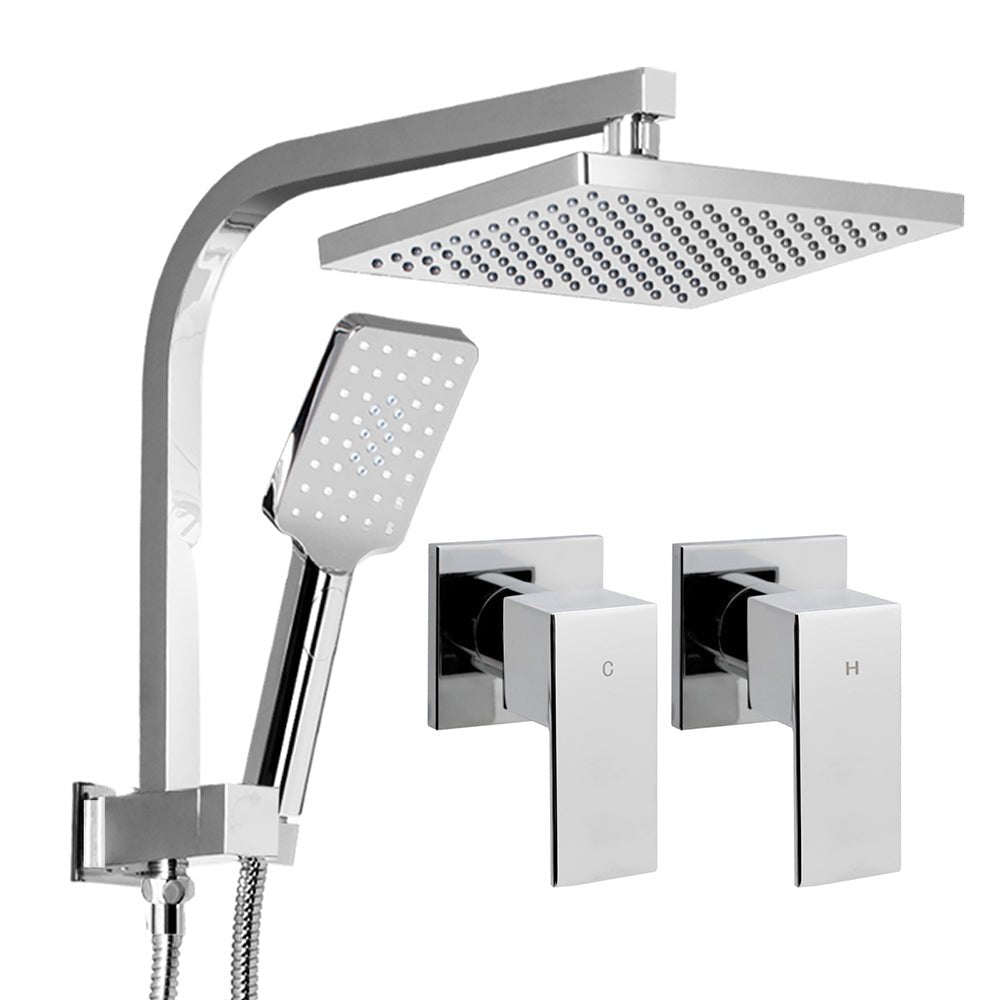 Cefito 8'' Rain Shower Head Set Handheld Round High Pressure wins Tap�Chrome - Home & Garden > Bathroom Accessories - Rivercity House & Home Co. (ABN 18 642 972 209) - Affordable Modern Furniture Australia