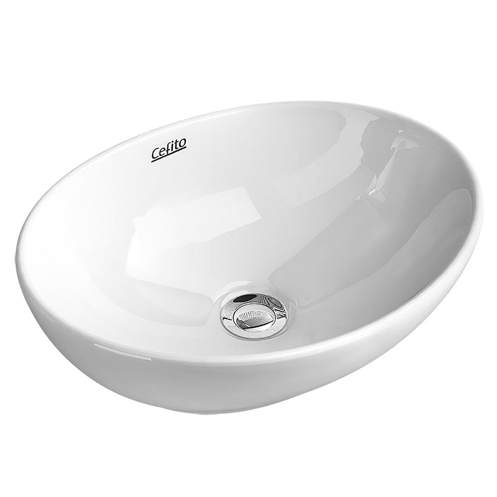 Cefito Bathroom Basin Ceramic Vanity Sink Hand Wash Bowl 41x34cm - Home & Garden > DIY - Rivercity House & Home Co. (ABN 18 642 972 209) - Affordable Modern Furniture Australia