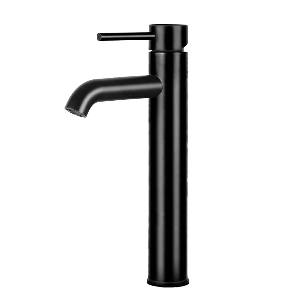 Cefito Bathroom Basin Mixer Tap Round Tall Faucet Vanity Laundry Black - Home & Garden > DIY - Rivercity House & Home Co. (ABN 18 642 972 209) - Affordable Modern Furniture Australia