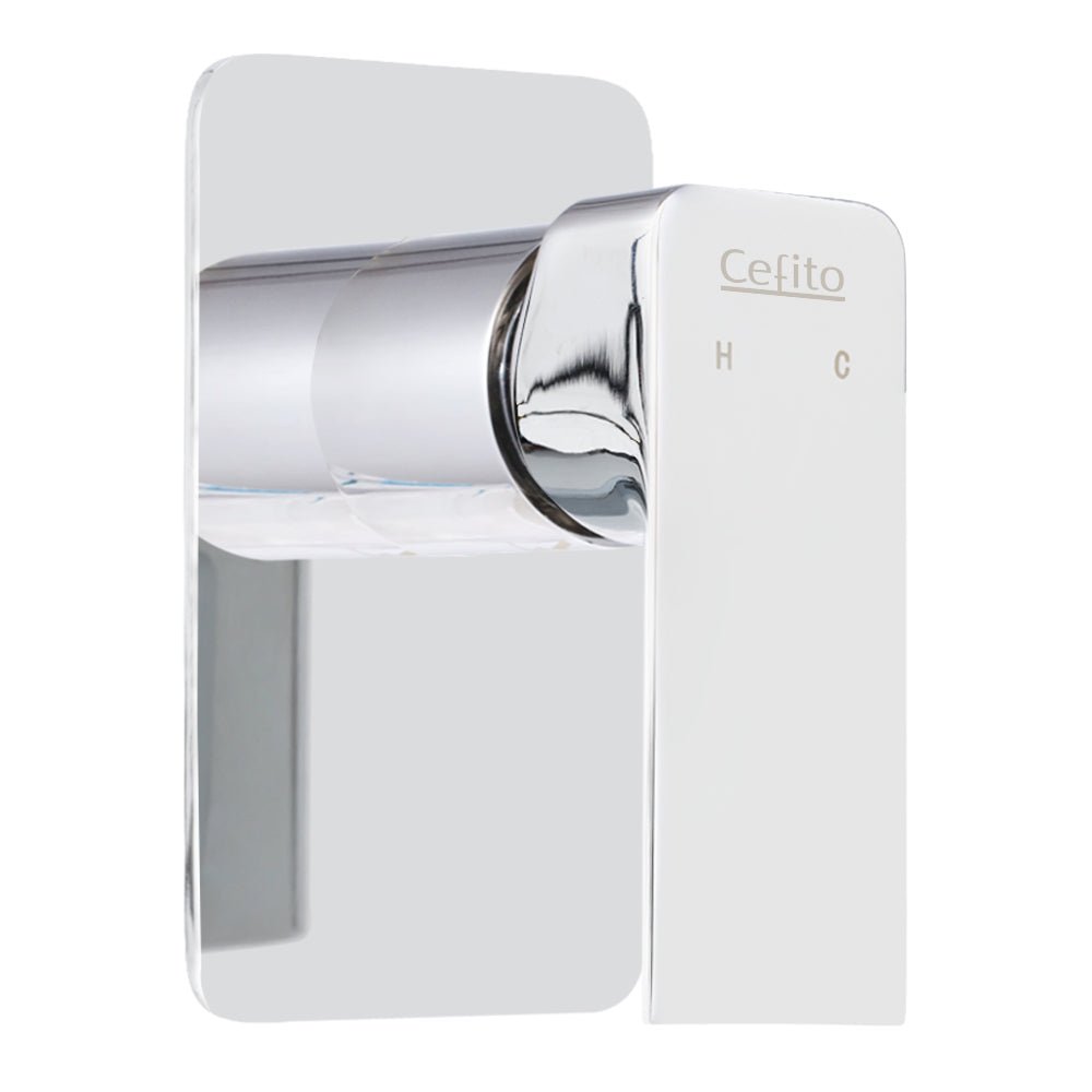 Cefito Shower Mixer Tap Wall Bath Taps Brass Hot Cold Basin Bathroom Chrome - Home & Garden > Bathroom Accessories - Rivercity House & Home Co. (ABN 18 642 972 209) - Affordable Modern Furniture Australia