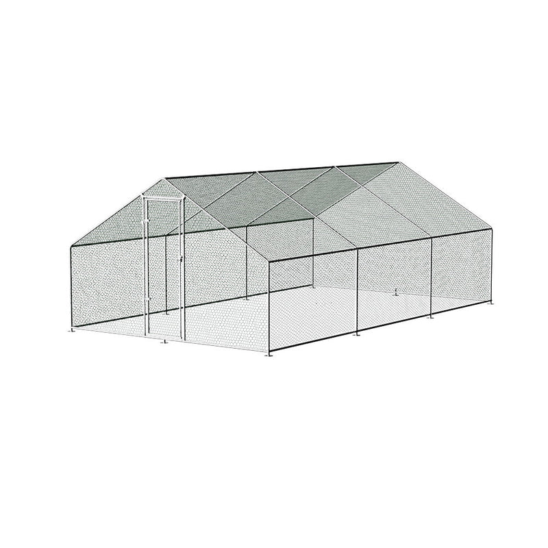 Chicken Coop Cage Run Rabbit Hutch Large Walk In Hen Enclosure Cover 3mx6m - Pet Care > Farm Supplies - Rivercity House & Home Co. (ABN 18 642 972 209) - Affordable Modern Furniture Australia