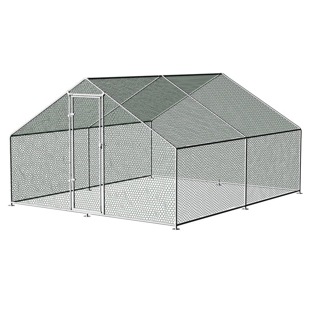 Chicken Coop Cage Run Rabbit Hutch Large Walk In Hen House Cover 3mx4mx2m - Pet Care > Farm Supplies - Rivercity House & Home Co. (ABN 18 642 972 209) - Affordable Modern Furniture Australia
