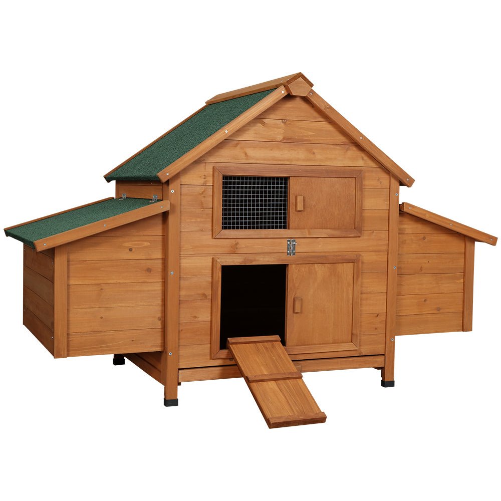 Chicken Coop Large Rabbit Hutch House Run Cage Wooden Outdoor Pet Hutch - Pet Care > Coops & Hutches - Rivercity House & Home Co. (ABN 18 642 972 209) - Affordable Modern Furniture Australia