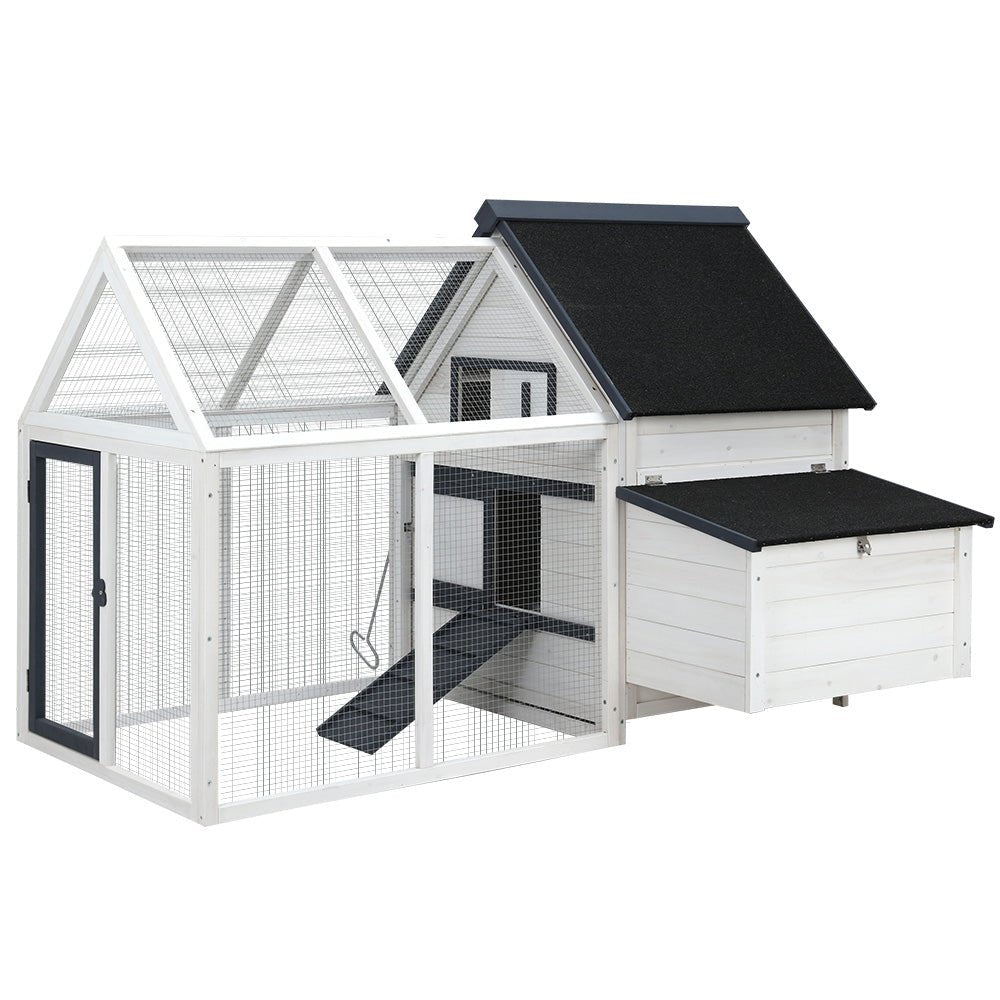 Chicken Coop Rabbit Hutch Large House Run Cage XL Pet Hutch Bunny Wooden - Pet Care > Coops & Hutches - Rivercity House & Home Co. (ABN 18 642 972 209) - Affordable Modern Furniture Australia