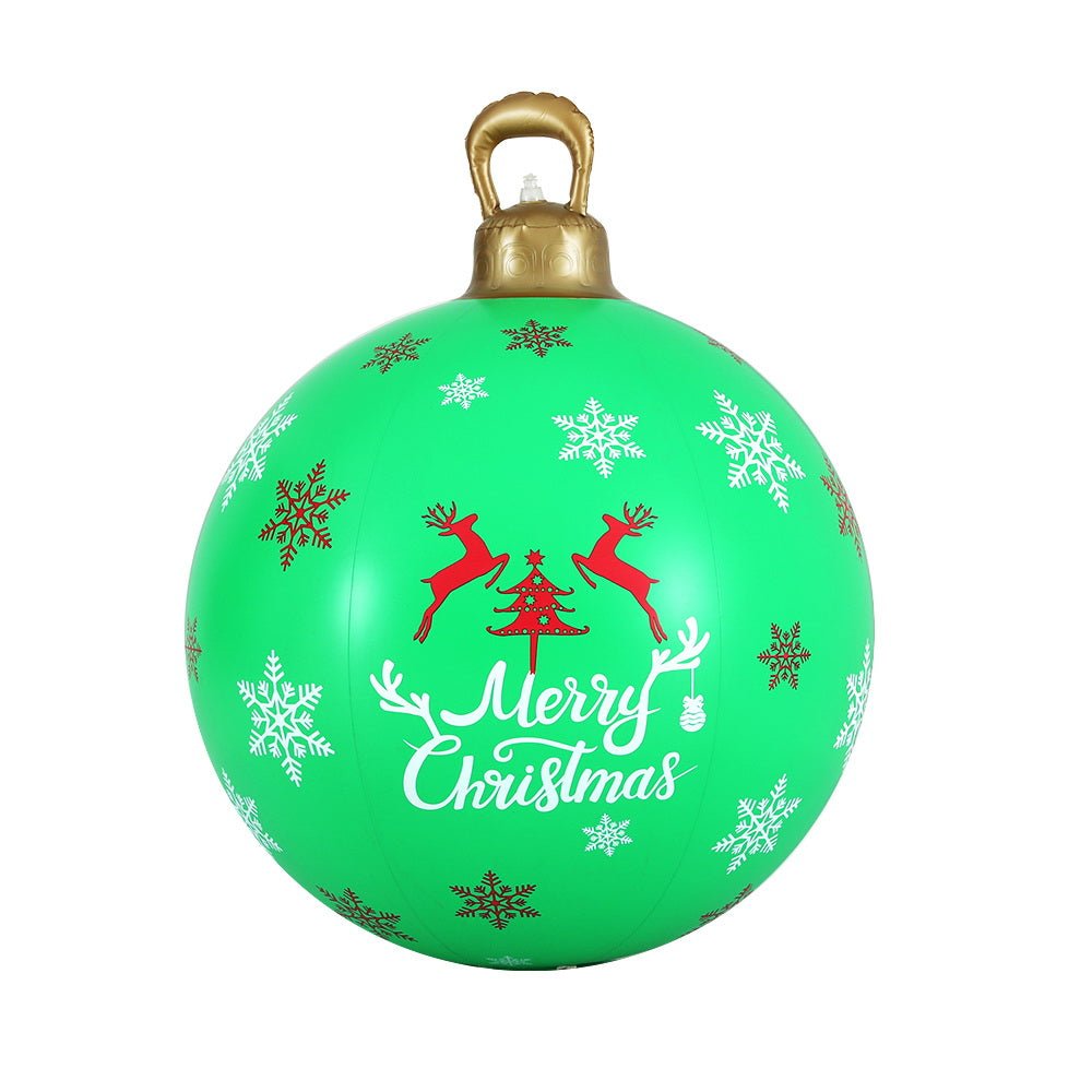 Christmas Inflatable Ball 60cm Decoration Giant Bauble Green - Occasions > Christmas - Rivercity House & Home Co. (ABN 18 642 972 209) - Affordable Modern Furniture Australia