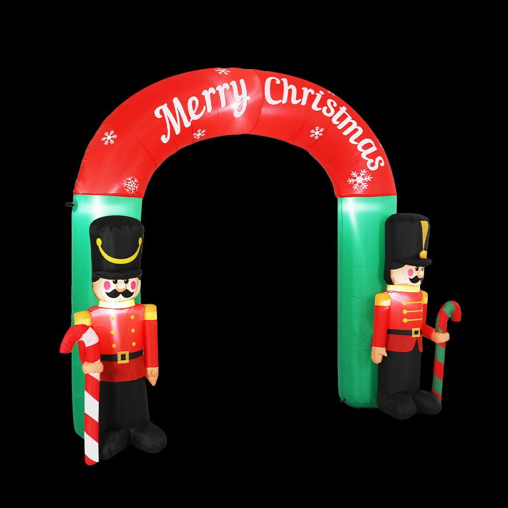 Christmas Inflatable Nutcracker Archway 3M Outdoor Decorations - Occasions > Christmas - Rivercity House & Home Co. (ABN 18 642 972 209) - Affordable Modern Furniture Australia