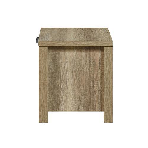 Cielo Bedside Table With Drawer Oak - Rivercity House & Home Co. (ABN 18 642 972 209) - Affordable Modern Furniture Australia