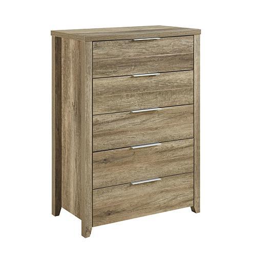 Cielo Tallboy Bedroom Drawer Cabinet Oak - Rivercity House & Home Co. (ABN 18 642 972 209) - Affordable Modern Furniture Australia