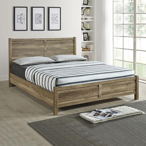 Cielo Wooden King Bed Frame Oak Natural - Rivercity House & Home Co. (ABN 18 642 972 209) - Affordable Modern Furniture Australia