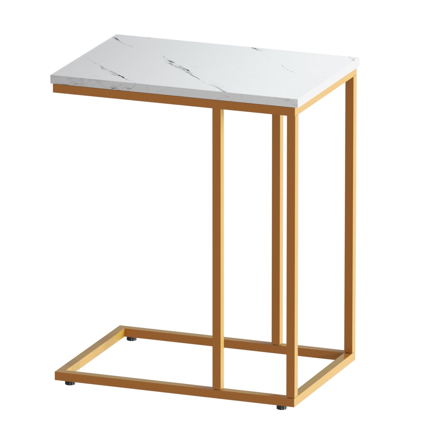 Living Room Side Table - White - Furniture > Living Room - Rivercity House & Home Co. (ABN 18 642 972 209) - Affordable Modern Furniture Australia