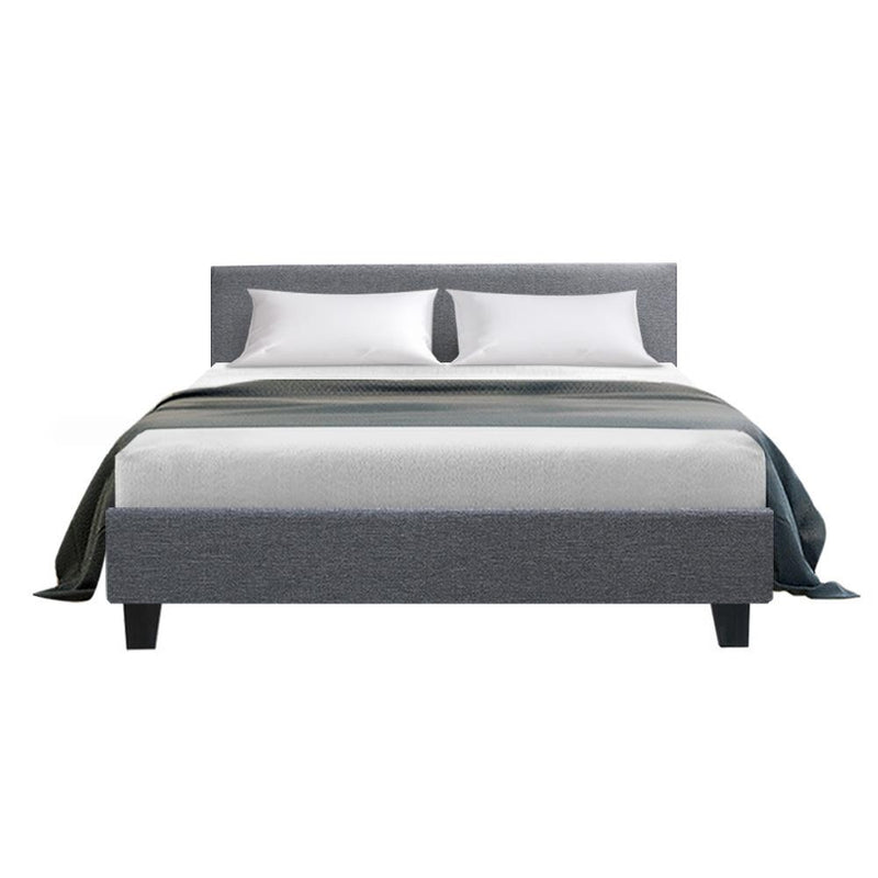 Coogee Double Bed Frame Grey - Rivercity House & Home Co. (ABN 18 642 972 209) - Affordable Modern Furniture Australia