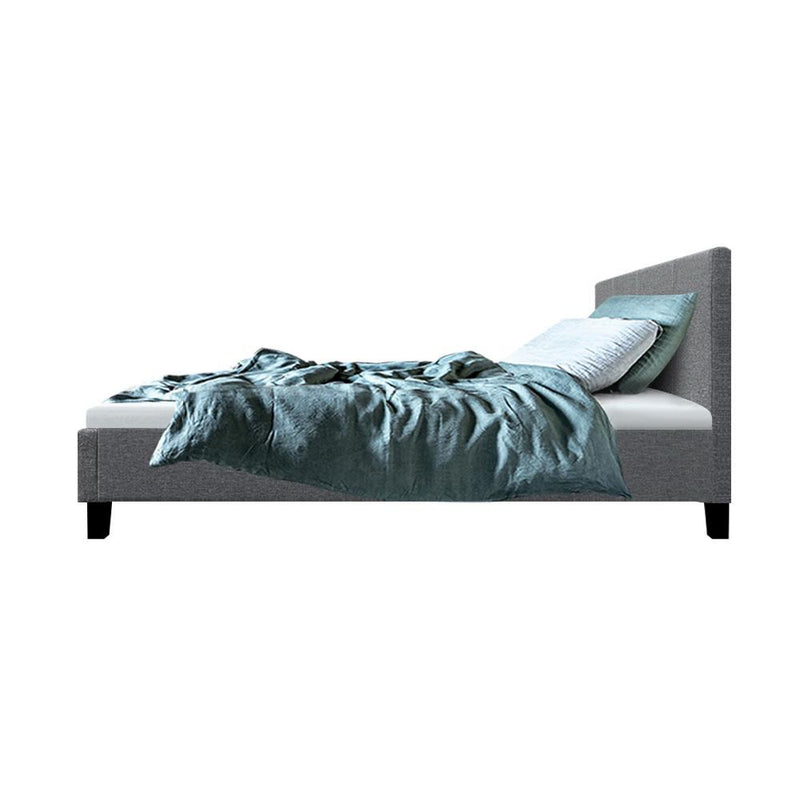 Coogee Single Bed Frame Grey - Rivercity House & Home Co. (ABN 18 642 972 209) - Affordable Modern Furniture Australia