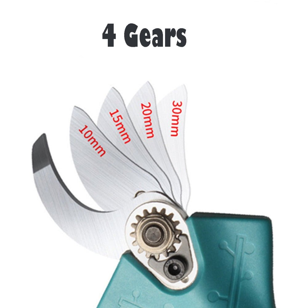 Cordless Electric Pruning Shears Secateur Rechargeable Branch Cutter W/ 2 Battery - Home & Garden > Garden Tools - Rivercity House & Home Co. (ABN 18 642 972 209) - Affordable Modern Furniture Australia