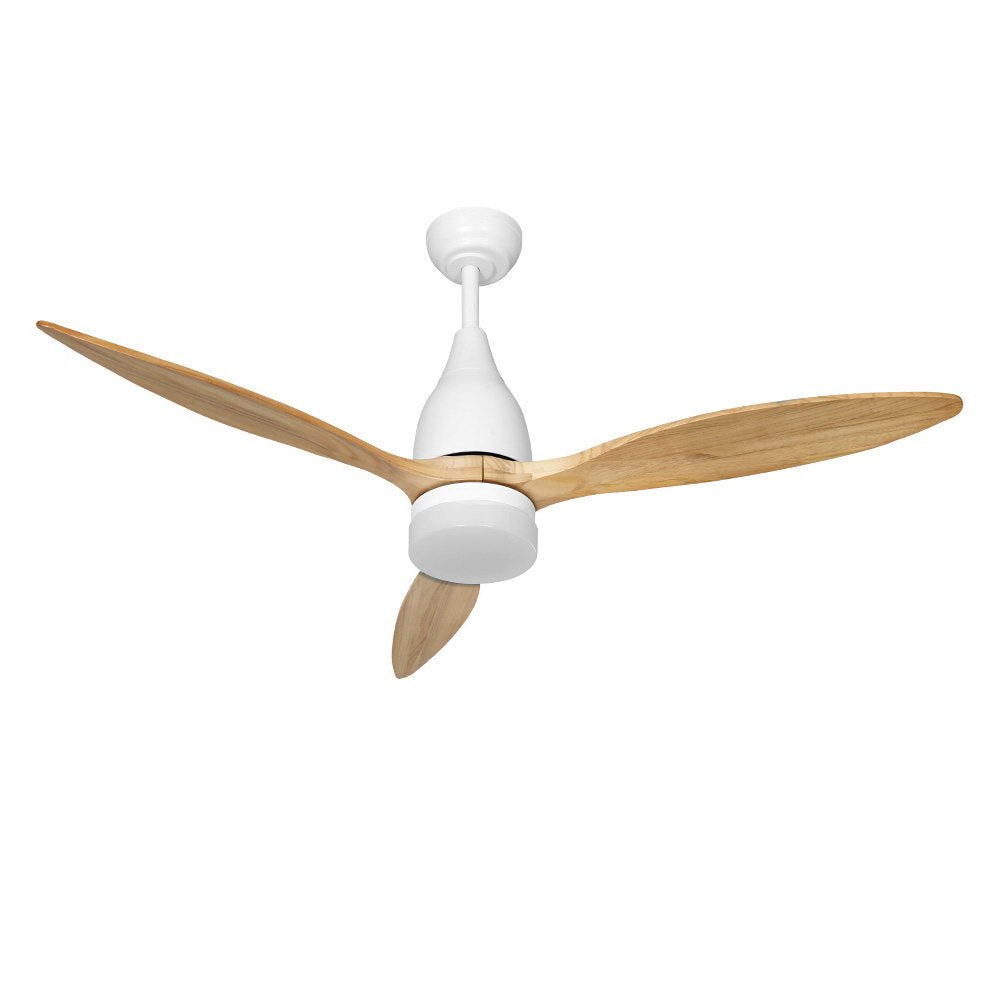 52'' Ceiling Fan LED Light Remote Control Wooden Blades Timer 1300mm - Appliances > Fans - Rivercity House & Home Co. (ABN 18 642 972 209) - Affordable Modern Furniture Australia