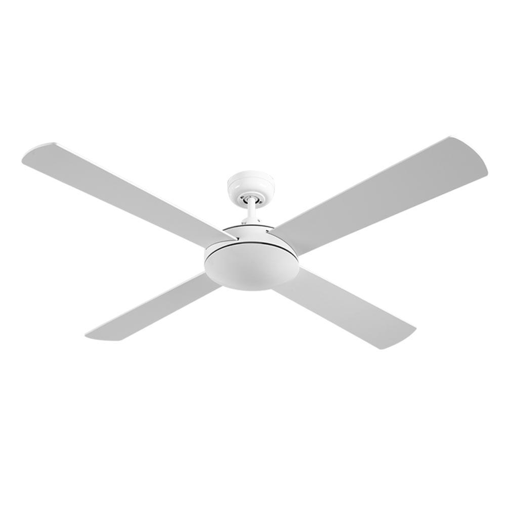 52'' Ceiling Fan w/Remote - White - Rivercity House & Home Co. (ABN 18 642 972 209) - Affordable Modern Furniture Australia