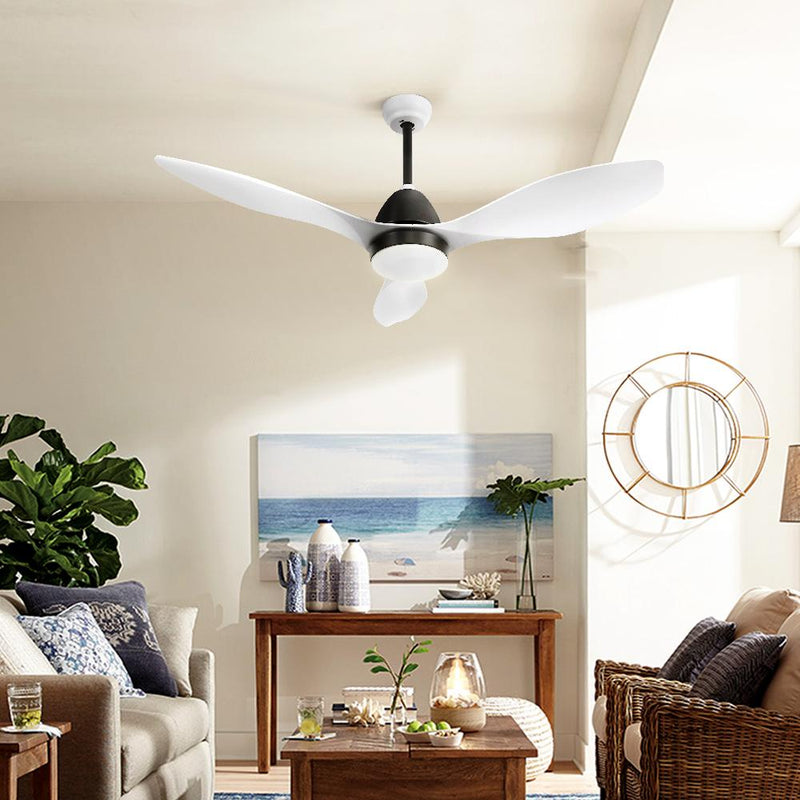 48'' Ceiling Fan Light Remote Control Ceiling Fans White 3 Blades - Rivercity House & Home Co. (ABN 18 642 972 209) - Affordable Modern Furniture Australia